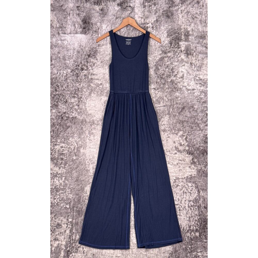 IMBODHI Hana 2.0 Jumpsuit Small Womens Blue Ribbed